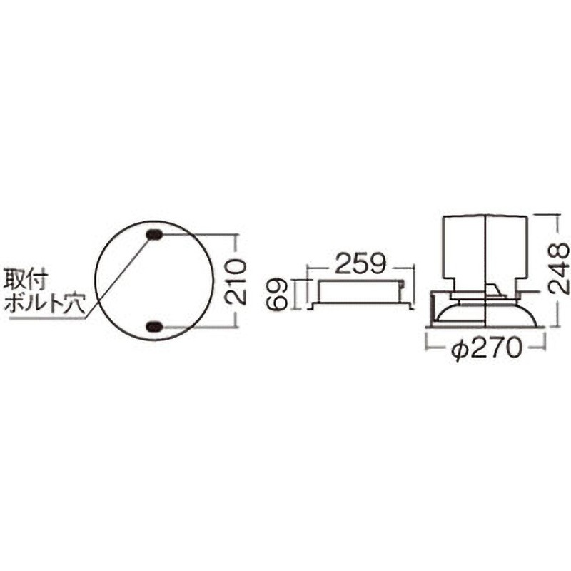 LED Panasonicダウンライト Panasonic（パナソニック） LEDダウンライト XND9996SLZLR9