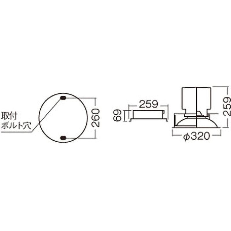 パナソニック　XND0635SWLE9　ダウンライト 埋込穴φ100 LED(白色) 天井埋込型 浅型10H 中角25度 ホワイト