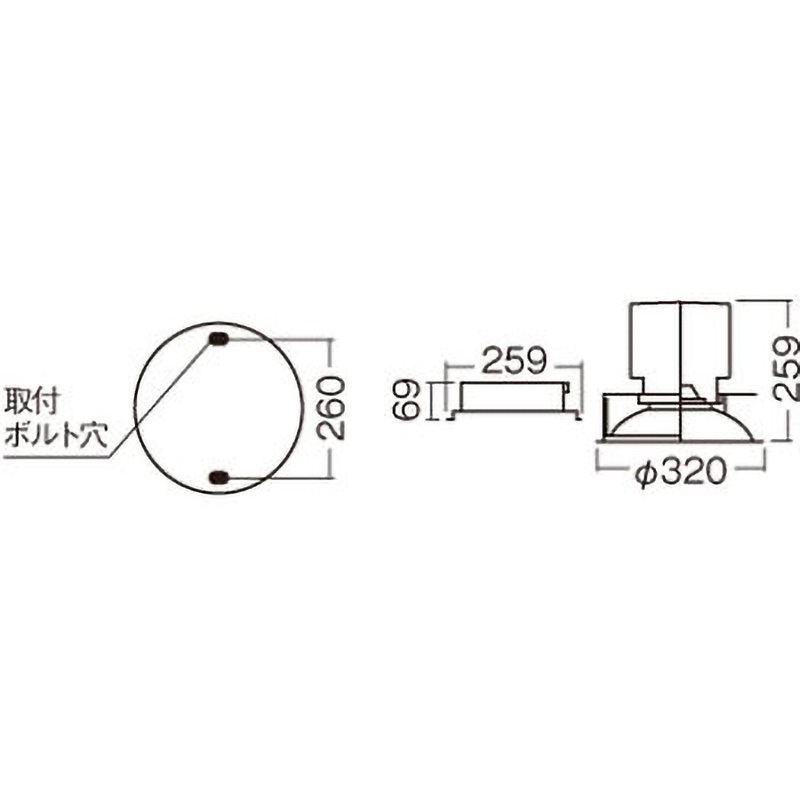 NDN97971SZ 天井埋込型 LED ダウンライト 埋込穴Φ300 光源遮光角15度