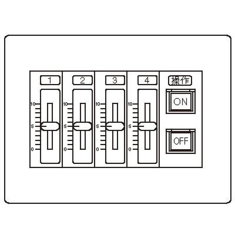 NQ77004QK スライド式手動調光操作器 1台 Panasonic(パナソニック) 【通販モノタロウ】 45,487円