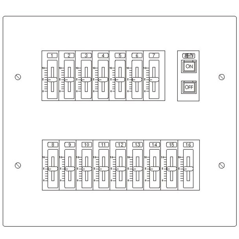 NQ77016QK スライド式手動調光操作器 1台 Panasonic(パナソニック) 【通販モノタロウ】