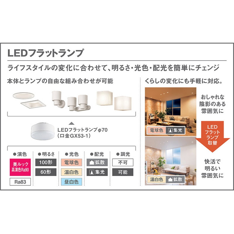 XAD3130VKCE1 天井埋込型 LED ダウンライト 美ルック 浅型7H 高気密SB