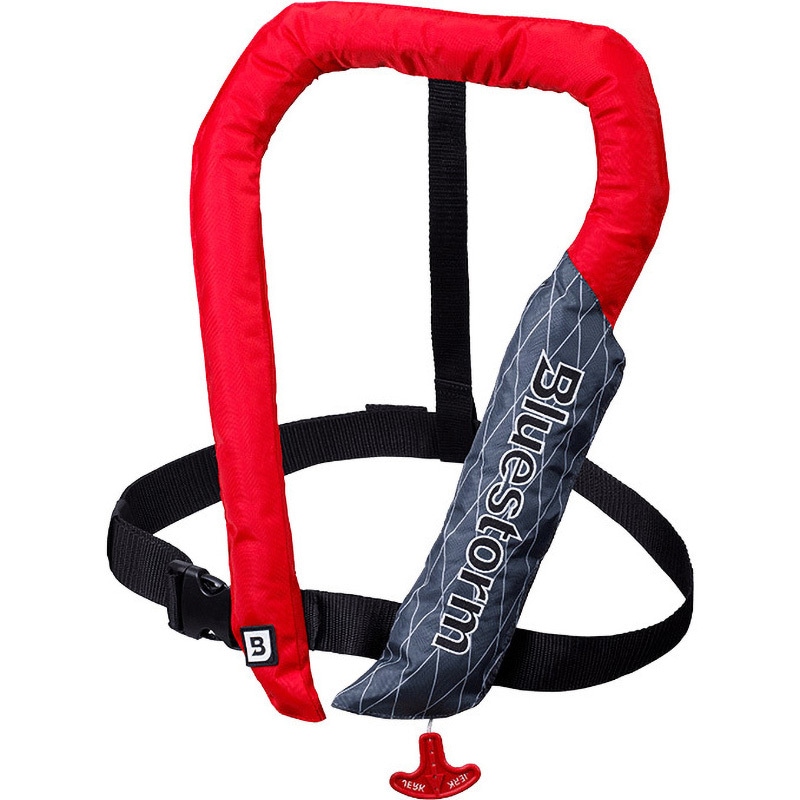 Bluestorm モーゲット　ライフジャケット 赤 BSJ-212C Red 子供用 ライフジャケット 桜マーク タイプA 身長