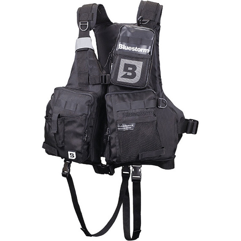 L2-BSJ41 Black ゲームベスト シーバス 河川 ウェーディング サーフ