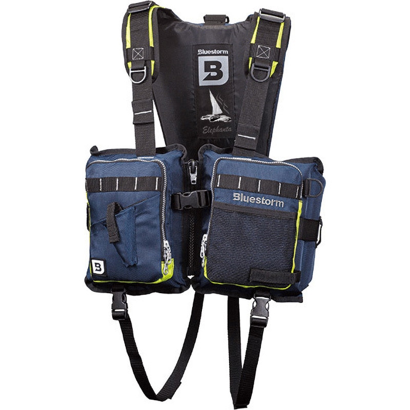 L2-BSJ42 Navy ゲームベスト 軽量 ポケット付き 堤防釣り 高階