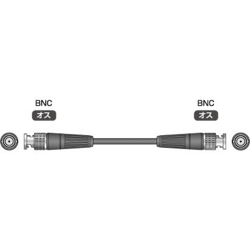 BNC-BNC-5CFB8m 3G/HD/SD-SDI対応同軸ケーブル(5CFB) 1本 イメージ