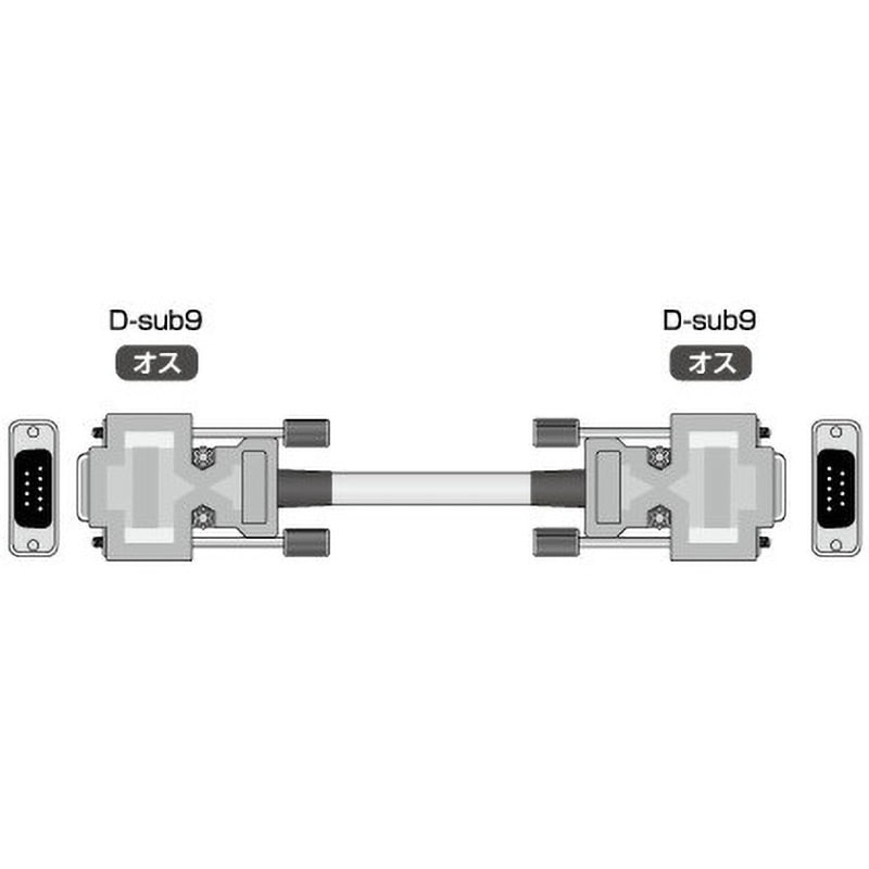 A9P-A9P30m RS-422Aケーブル 両端D-sub9ピン(オス) イメージニクス ストレート結線 30m 28,587円
