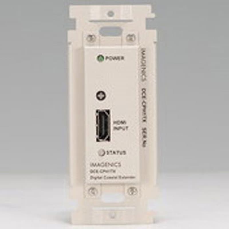 DCE-CPH1TX HDMI(DVI)信号同軸延長器・送信器(壁プレート型) 1台 イメージニクス 【通販モノタロウ】
