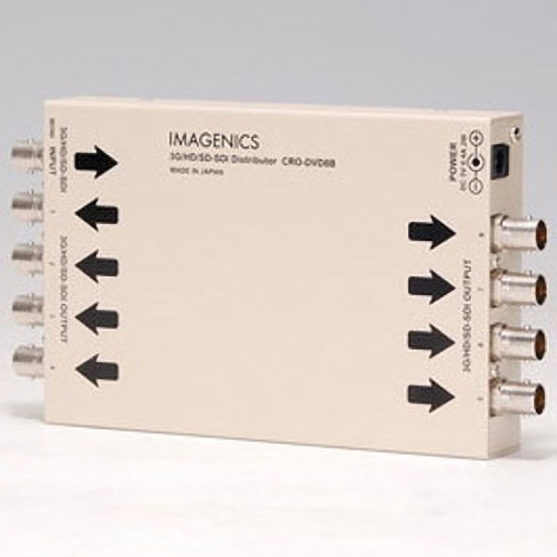 CRO-DVD8B 1入力8出力3G/HD/SD-SDI分配器 1台 イメージニクス 【通販モノタロウ】