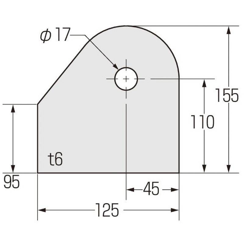 126A2M16110 コーナープレート コンドーテック 板厚6mm高さ110mm 1箱(20個) 126A2M16110