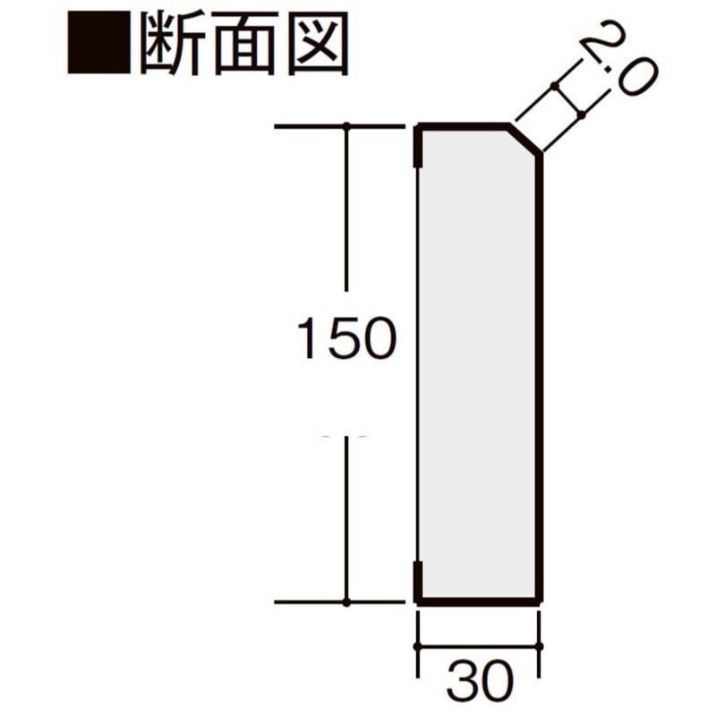 EC-DA2A201-MAFG 付け框(玄関幅木) ラシッサDフロア用 1本 LIXIL