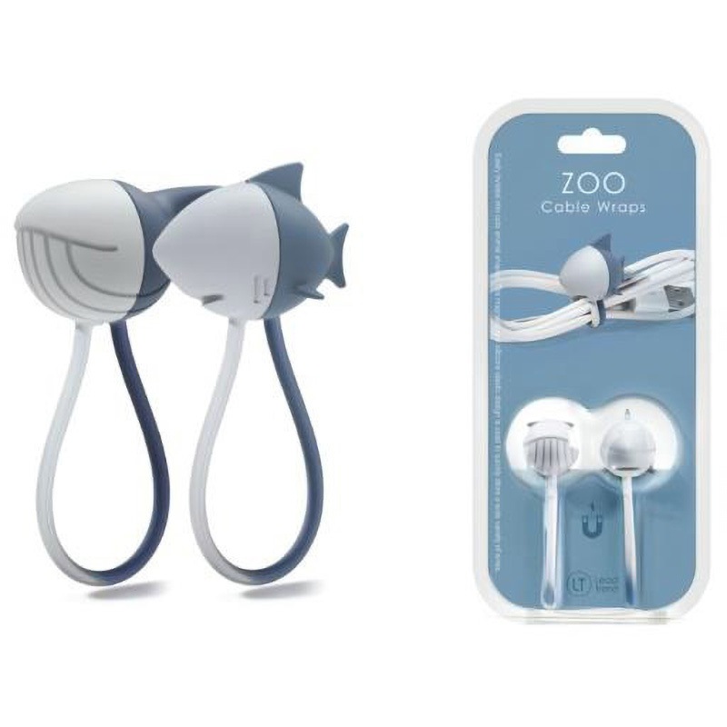 zoocable Whale_Shark ケーブルオーガナイザー Zoo Cable Wraps 日本