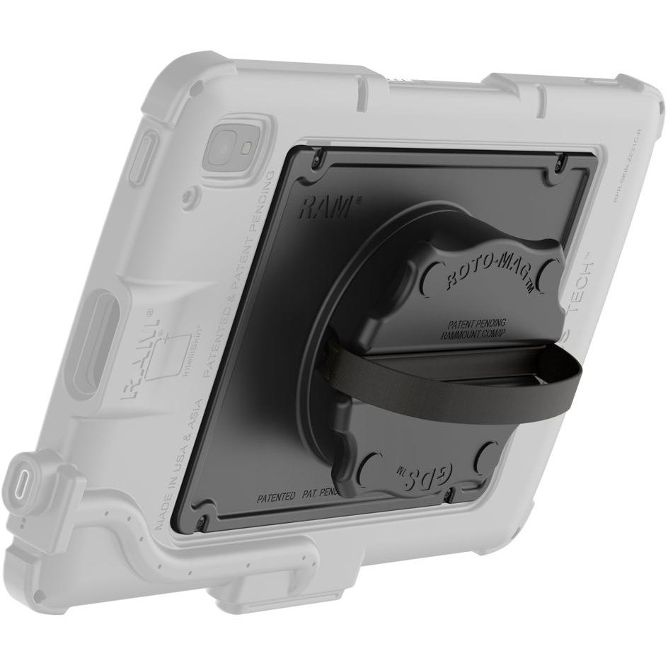 RAM-GDS-ROTO2-ZE21U GDSロトマグハンドル(Zebra ET4x[10in]専用) ラムマウント ブラック色 ボール無サイズ  RAM-GDS-ROTO2-ZE21U