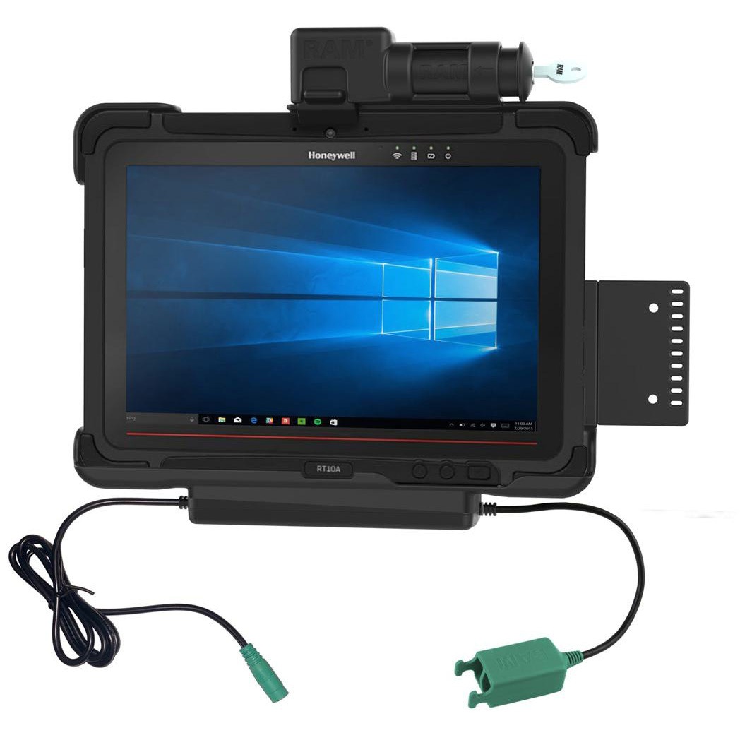 RAM-HOL-HON9PD2KLU GDSパワードック(Honeywell RT10専用) デュアルポート/キーロック付 ボール無 1個 ラムマウント 【通販モノタロウ】 29,237円