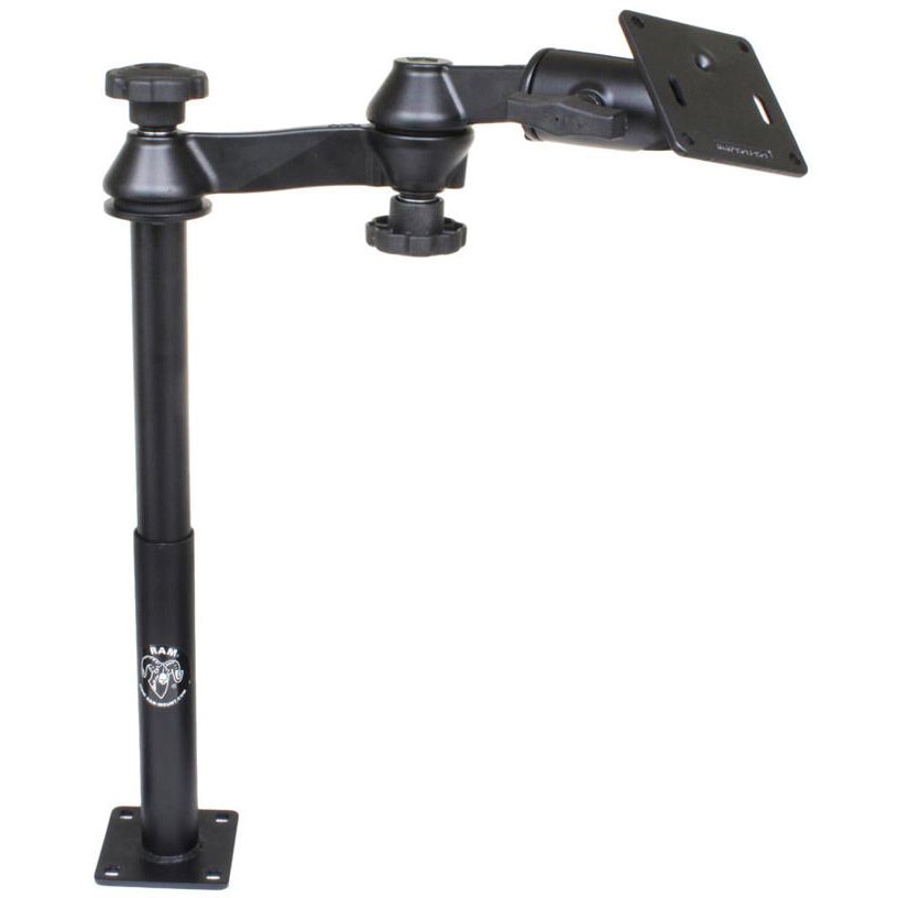 RAM-VP-SW1-129-2461 VESAプレート&203+304mmテレポールセット(ダブルピボット/スイングアーム) 75x75mm 1.5インチアーム 1個 ラムマウント 【通販モノタロウ】