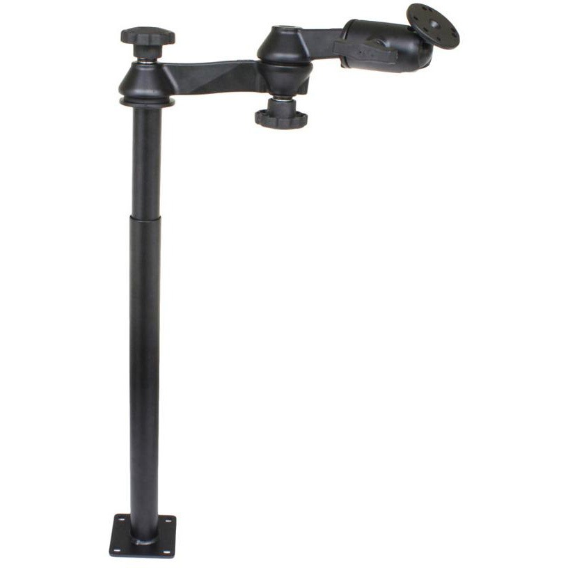 RAM-VP-SW1-1218 AMPSラウンドベース&304+457mmテレポールセット(ダブルピボット/スイングアーム) 1.5インチボール 1個 ラムマウント 【通販モノタロウ】