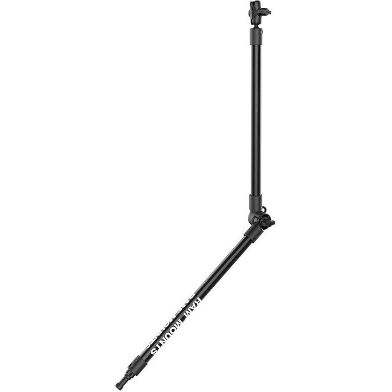 RAP-114-PSP-18-18-AU スプラインポスト用タフポールセット(全長121.9cm) 1インチボール ラムマウント ブラック色