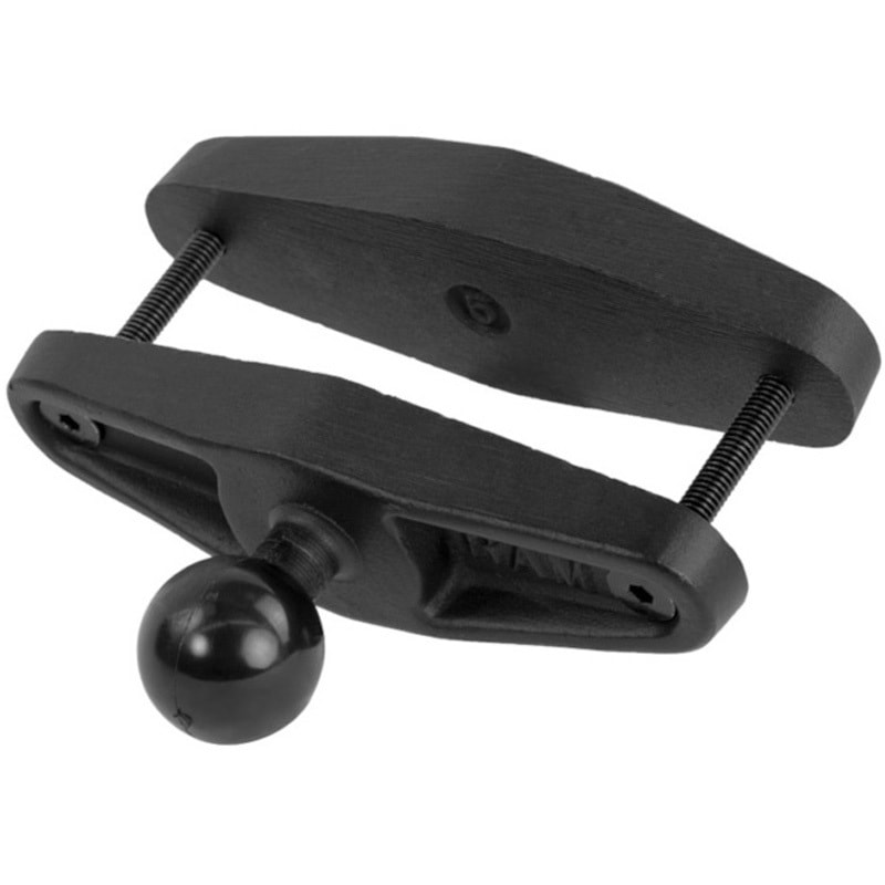 RAM-247U-5 スクエアクランプベース -127mm対応 1.5インチボール ラムマウント ブラック色