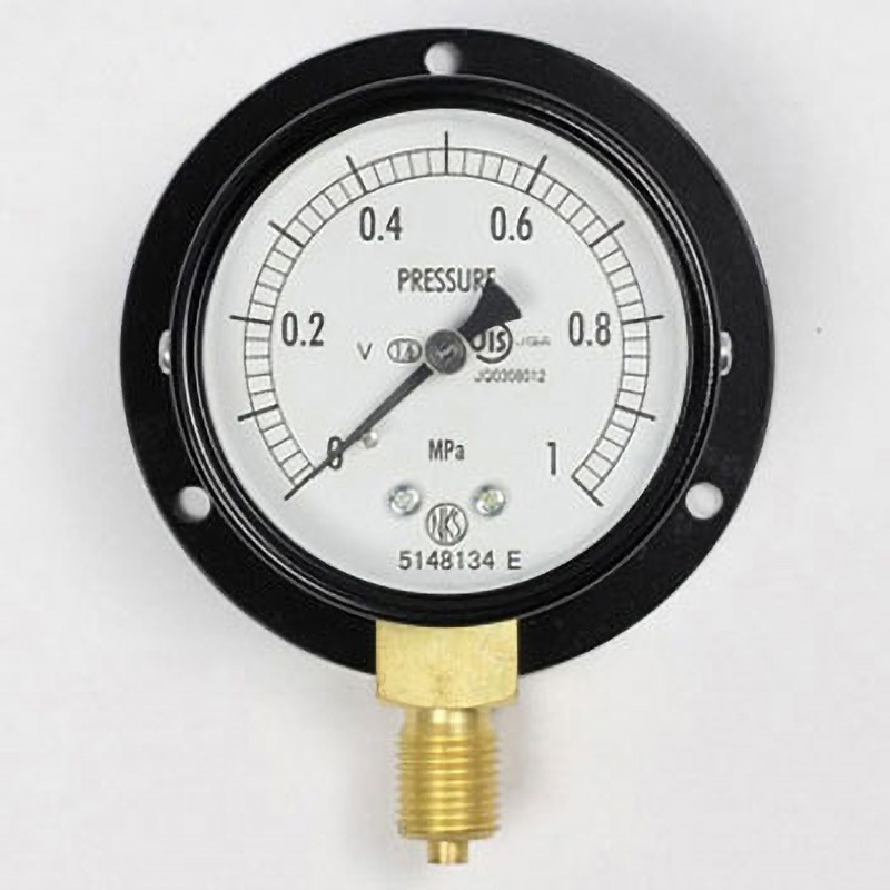 AA10-221 普通形圧力計(Φ60)立形B枠 耐振用 AA10-221シリーズ 1個 長野計器 【通販モノタロウ】