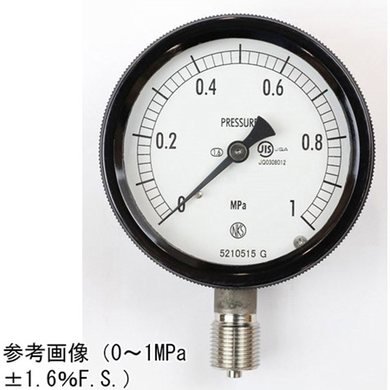 BC12-133 密閉型圧力計(75Φ)立形A枠 BC12-133シリーズ 1個 長野計器 【通販モノタロウ】