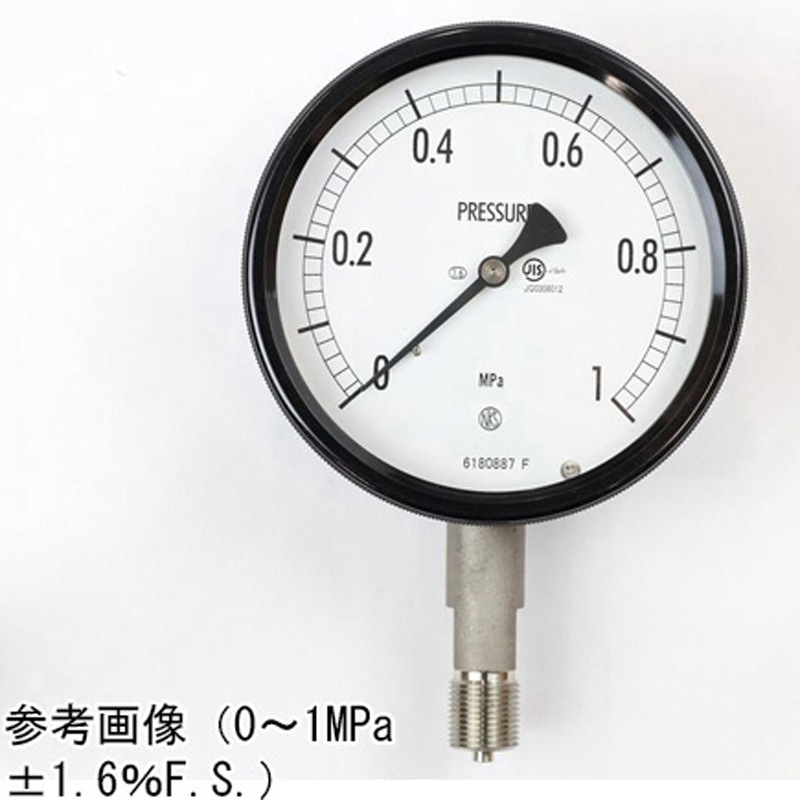BE12-133 密閉型圧力計(100Φ)立形A枠 BE12-133シリーズ 1個 長野計器 【通販モノタロウ】