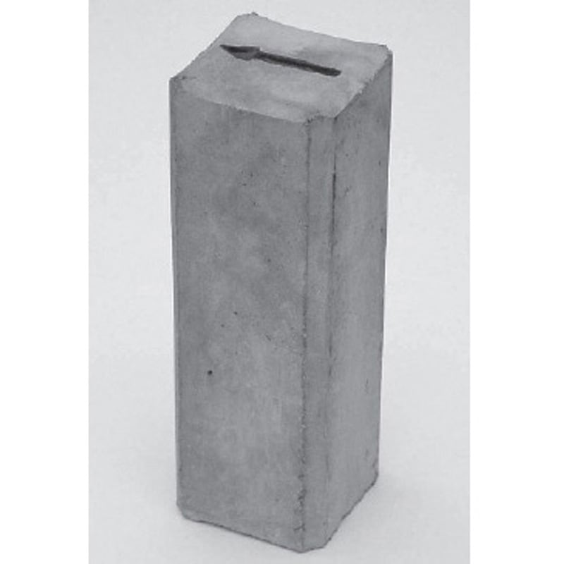 標示石台付(100角×300L)直角 標示石(埋設標示柱)コンクリート製 1個