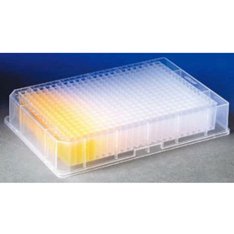 4325JP 384 DeepWell プレート(PP)U底 ナチュラル MATRIX 1箱(80個) 4325JP