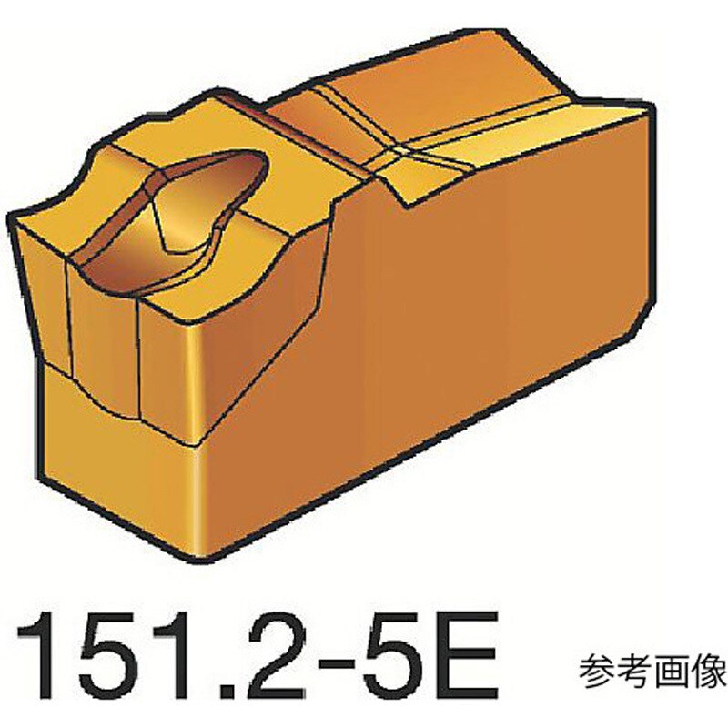 N151.22505E T-Max Q-カット 突切り・溝入れチップ(310)1セット(10個入) N151.22505Eシリーズ 1セット(10個) サンドビック 【通販モノタロウ】