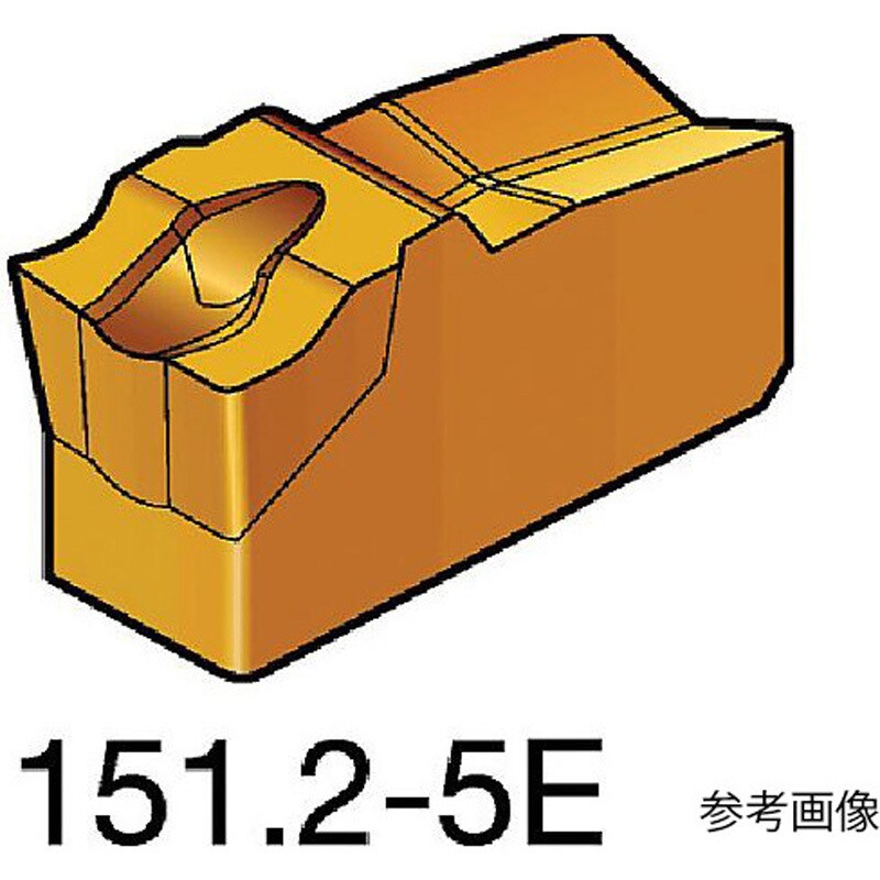 N151.22505E T-Max Q-カット 突切り・溝入れチップ(310)1セット(10個入) N151.22505Eシリーズ 1セット(10個) サンドビック 【通販モノタロウ】