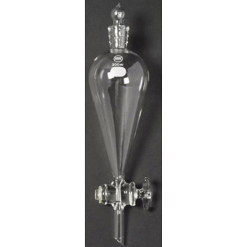 166-19300 分液ロート スキーブ型(ガラスコック)白 166シリーズ 1個 日本理化学器械(NRK) 【通販モノタロウ】