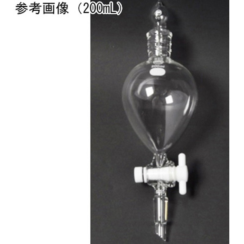 162-24500 分液ロート(PTFE コック) 162シリーズ 1個 日本理化学器械(NRK) 【通販モノタロウ】