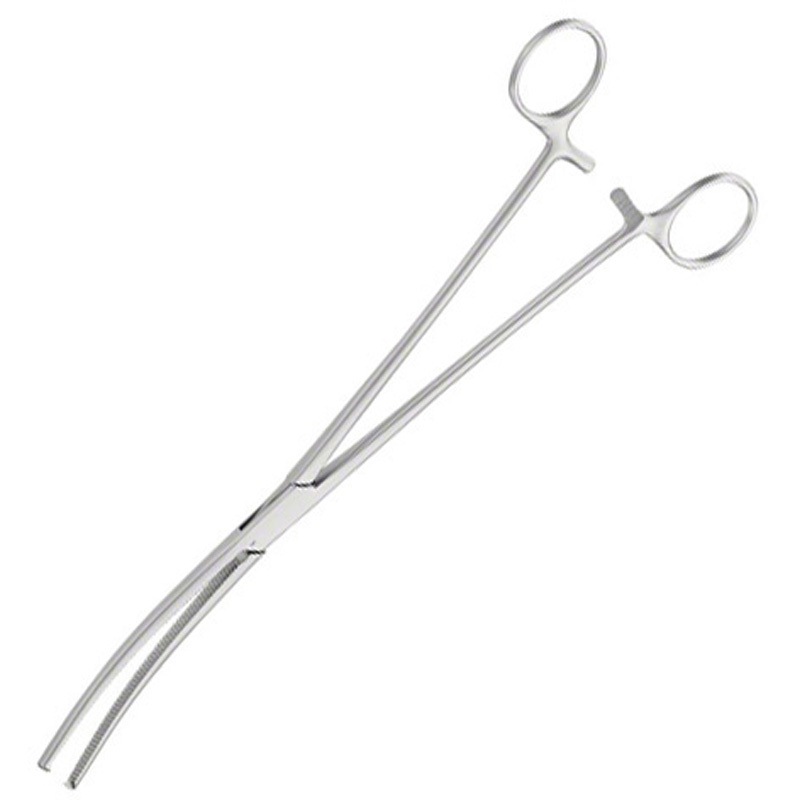 BH653R 止血鉗子 コッヘル・オクスナー 有鈎 BHシリーズ ビー・ブラウンエースクラップ 有鈎 反 26cm   BH653R