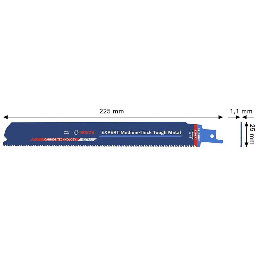 S1155HHC/10 超硬セーバーソーブレード(10本) BOSCH(ボッシュ) 全長