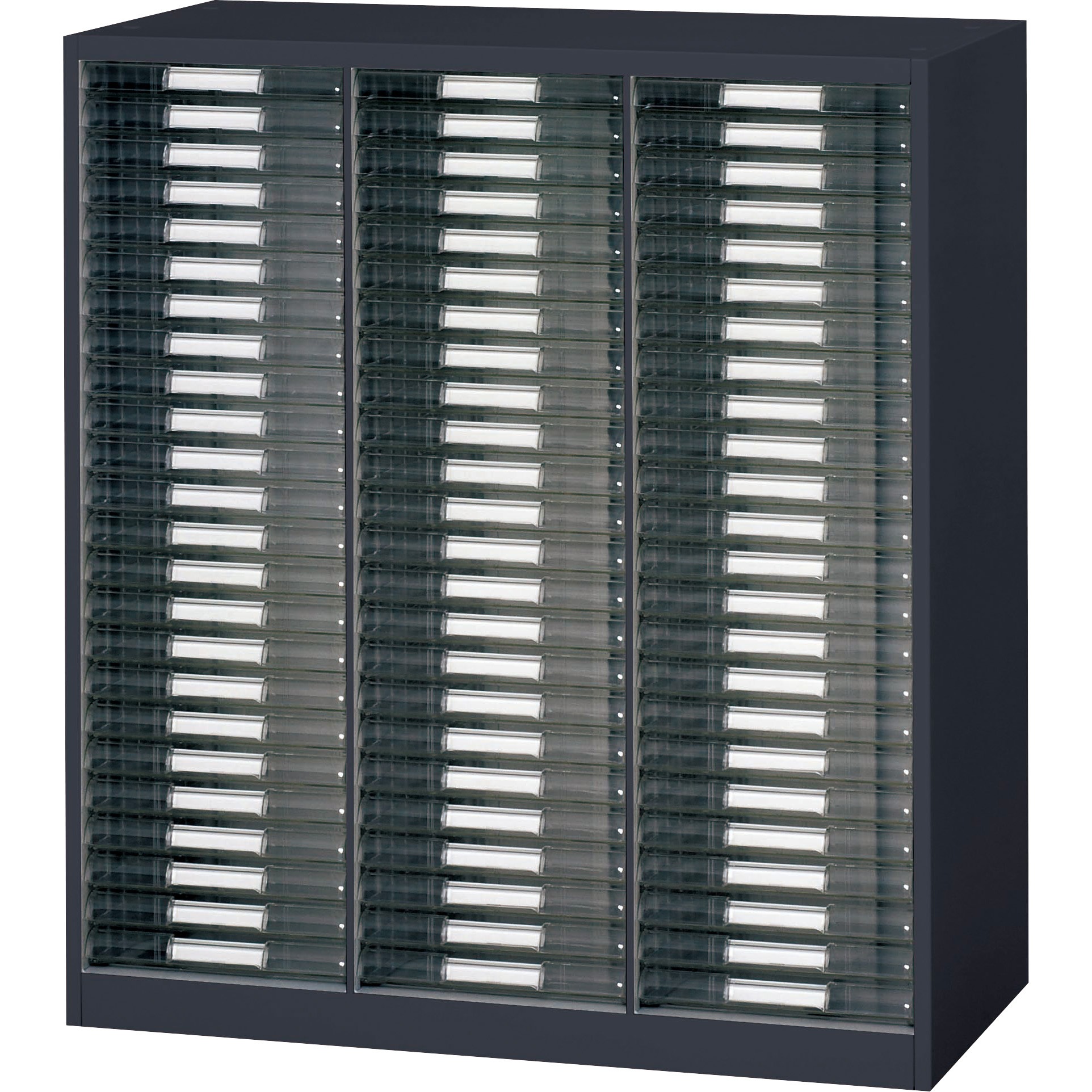 V945-11BPSB 壁面収納庫(バリアス・シスト) レーターケース(B4用紙・A4ファイル用) ダイシン ブラック色 高さ1030mm間口900mm奥行450mm  V945-11BPSB