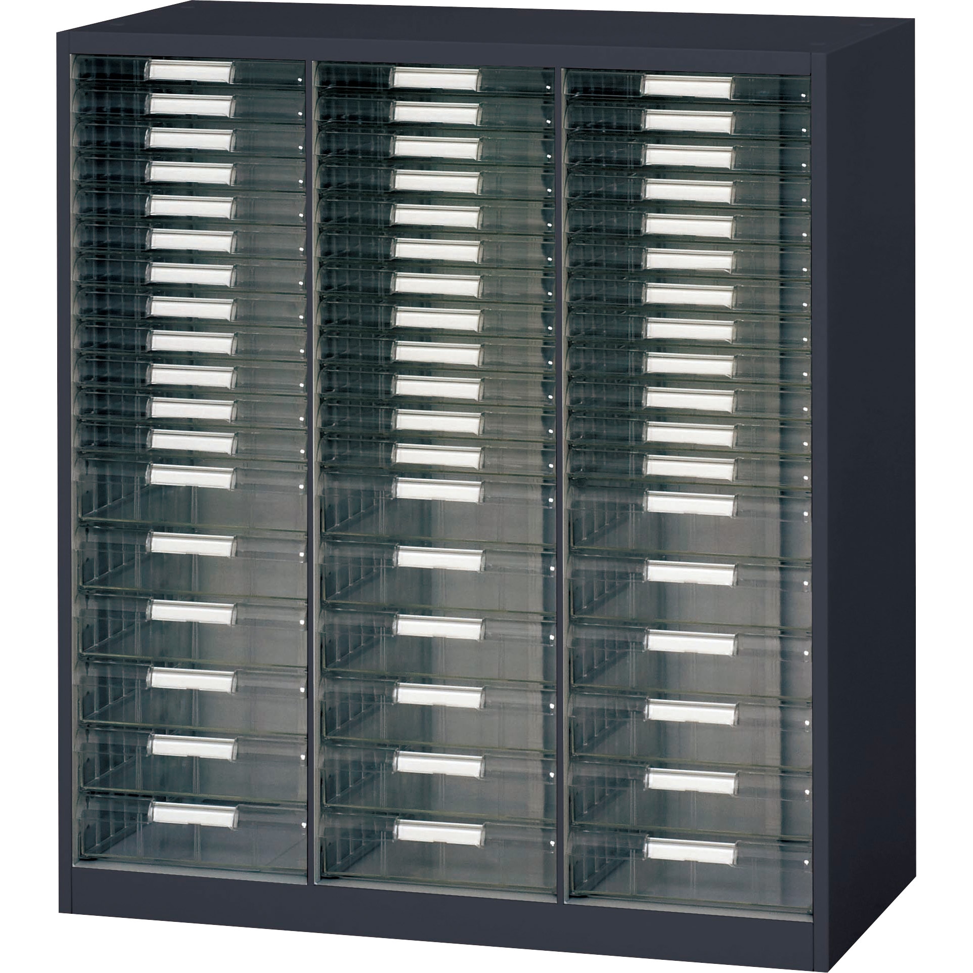 V945-11BPSDB 壁面収納庫(バリアス・シスト) レーターケース(B4用紙・A4ファイル用) ダイシン ブラック色 高さ1030mm間口900mm奥行450mm  V945-11BPSDB