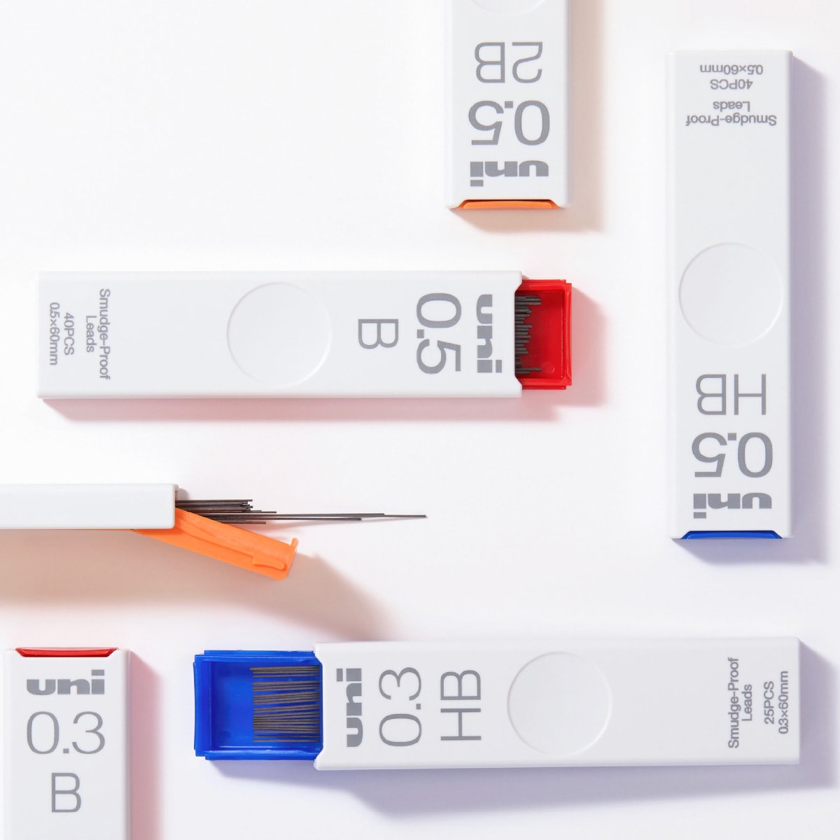 ハコULS0540B ユニシャープ替芯 uni(三菱鉛筆) B 芯径0.5mm 1箱(40本