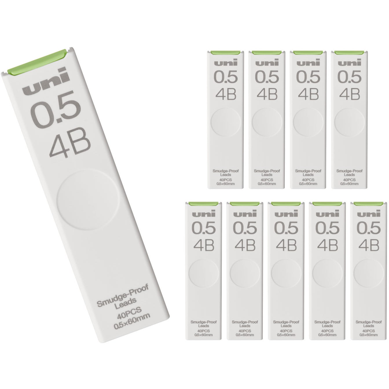 ハコULS05404B ユニシャープ替芯 uni(三菱鉛筆) 4B 芯径0.5mm 1個(40本