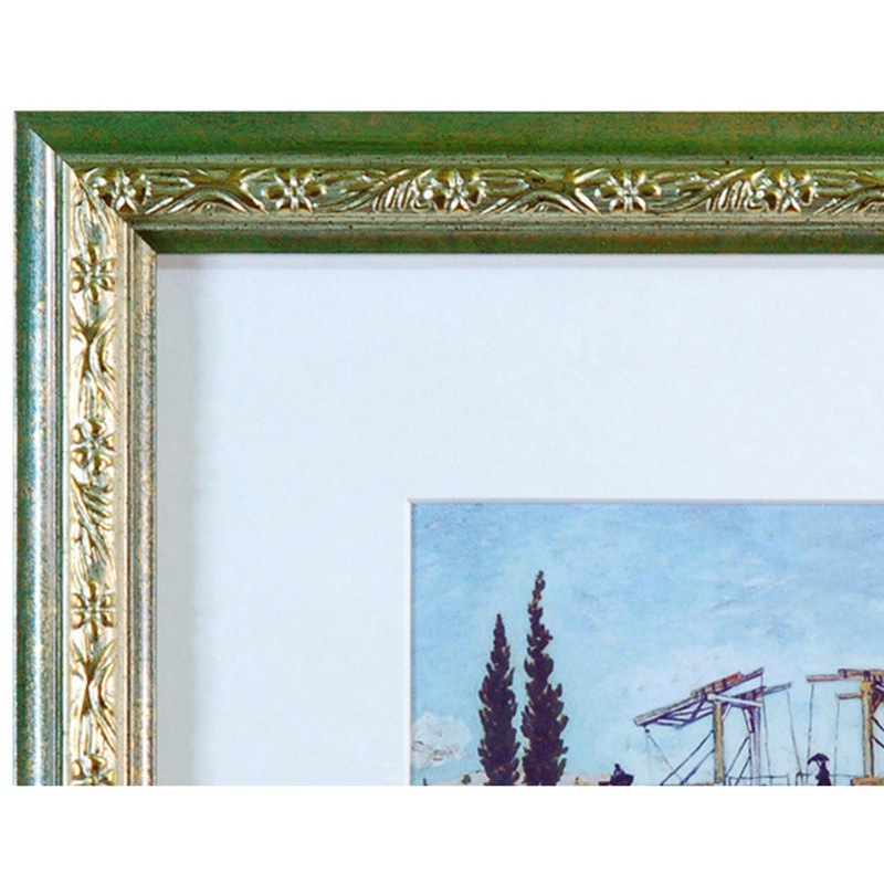 101013 Vインチ額(窓寸:ポスト判) 万丈 グリーン色 - 【通販モノタロウ】