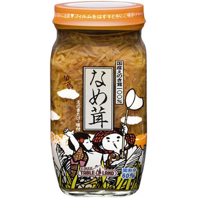 なめ茸60% 395g テーブルランド 小麦・大豆