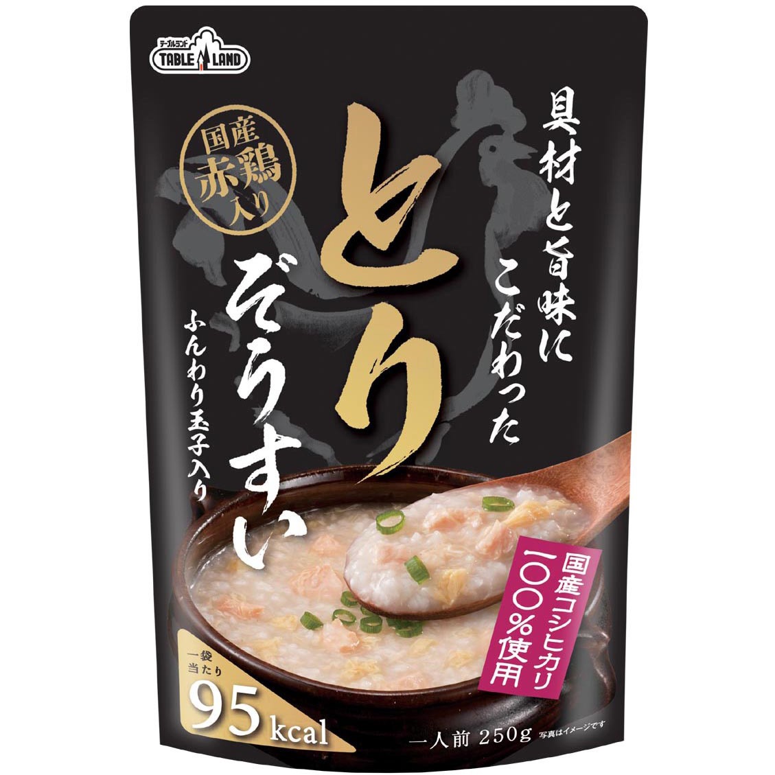 具材と旨味にこだわったとりぞうすい 250g テーブルランド 種類:米
