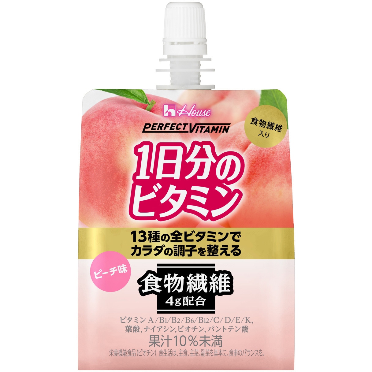 PERFECT VITAMIN 1日分のビタミンゼリー 食物繊維180g ハウス