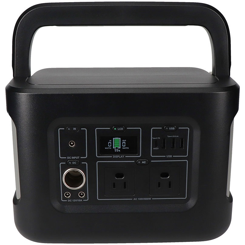 OWL-LPBL172801-BK 非常時やアウトドアで電源が使える ポータブル電源