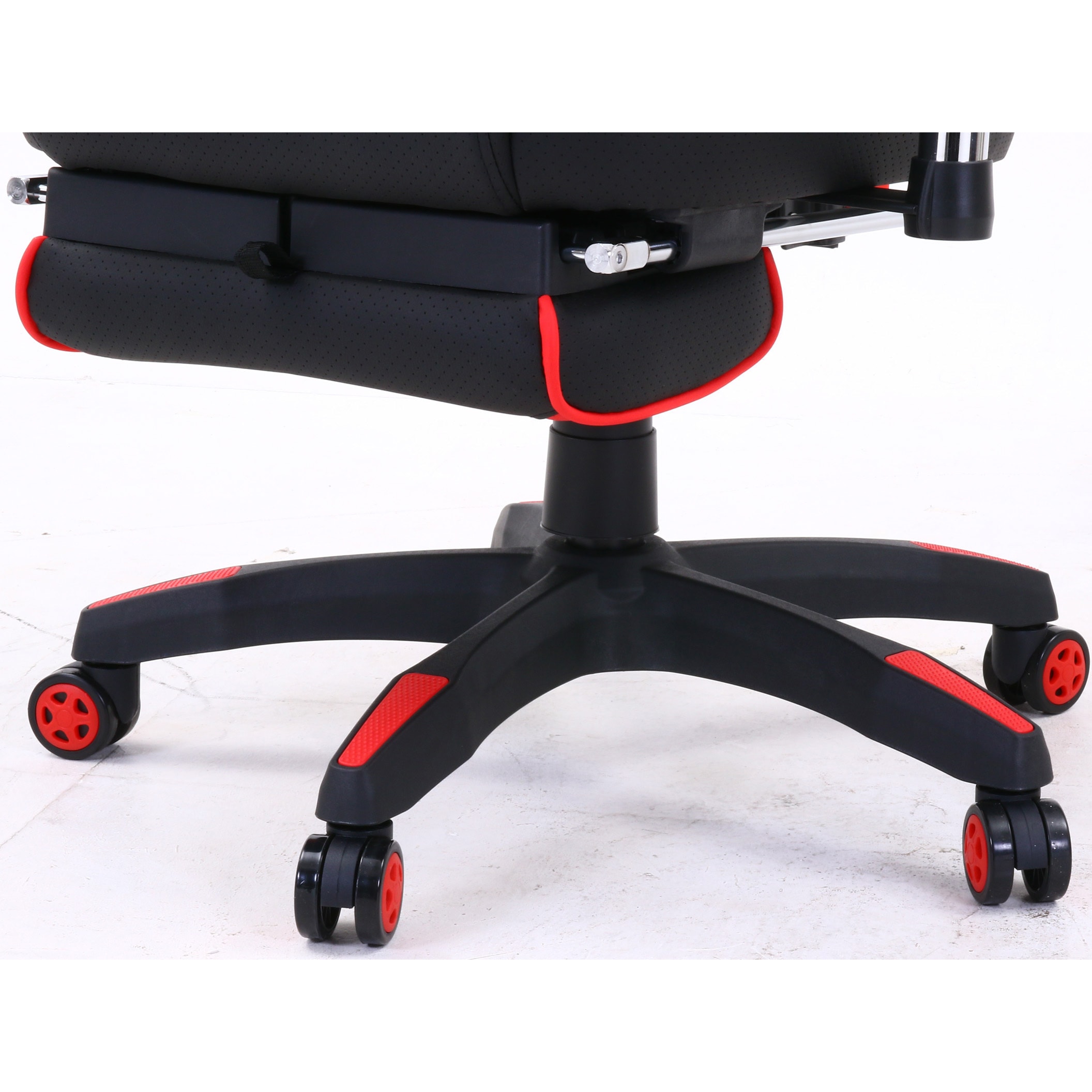 19429 メッシュゲーミングチェア レイズ フットレスト付キ 不二