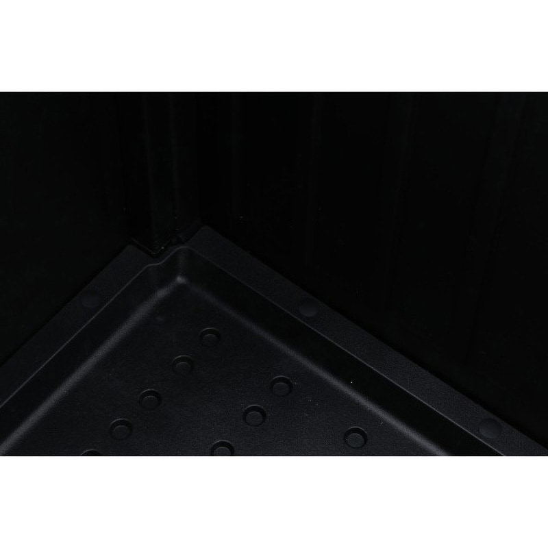 38357 収納BOXベンチ BK 不二貿易 高さ550mm幅1090mm奥行515mm 【通販