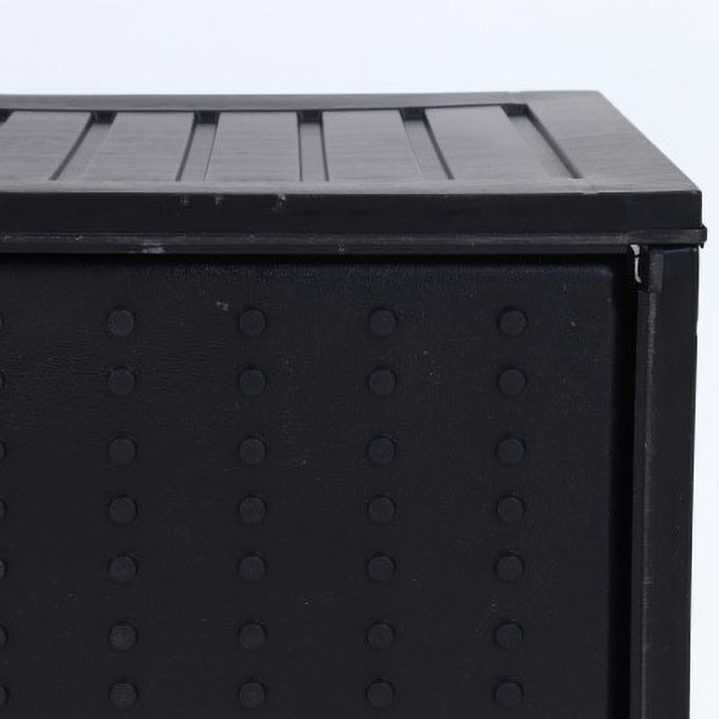 38357 収納BOXベンチ BK 不二貿易 ブラック色 【通販モノタロウ】
