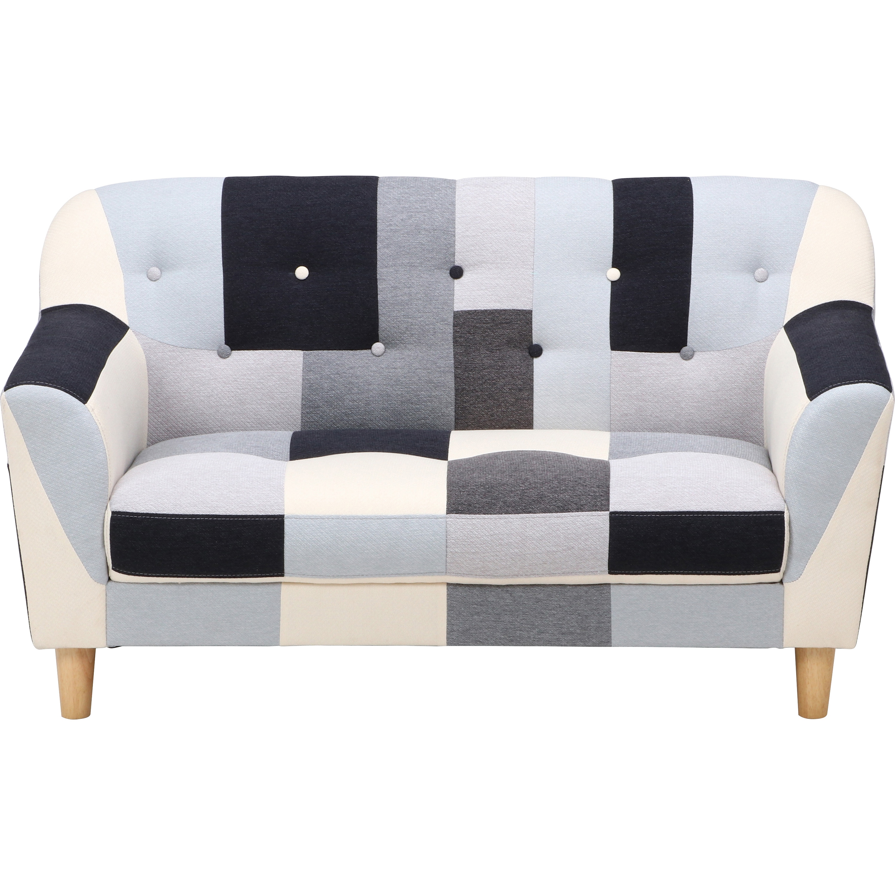 48375 ソファ2p シーザー パッチワーク 1台 不二貿易 【通販モノタロウ】