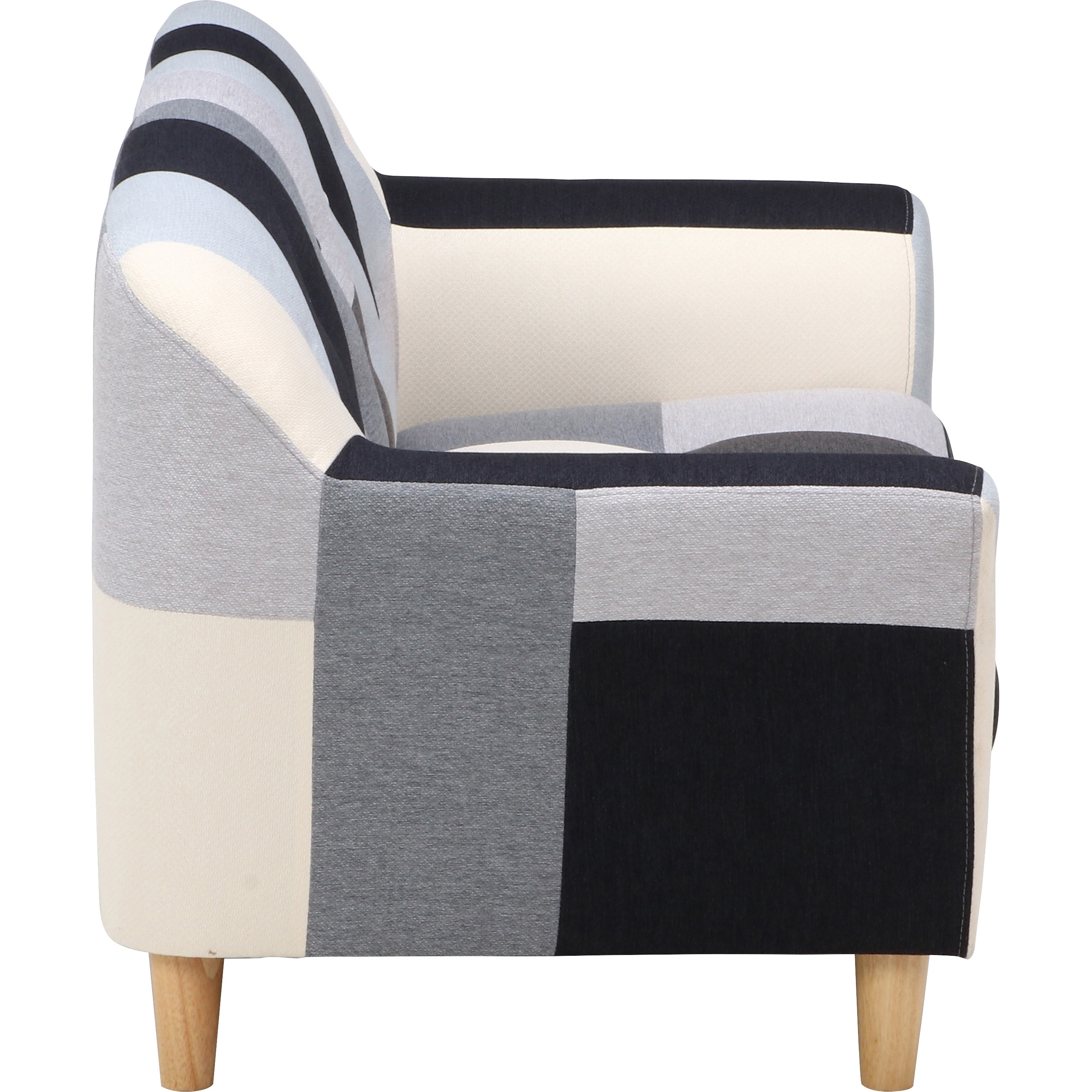 48375 ソファ2p シーザー パッチワーク 1台 不二貿易 【通販モノタロウ】