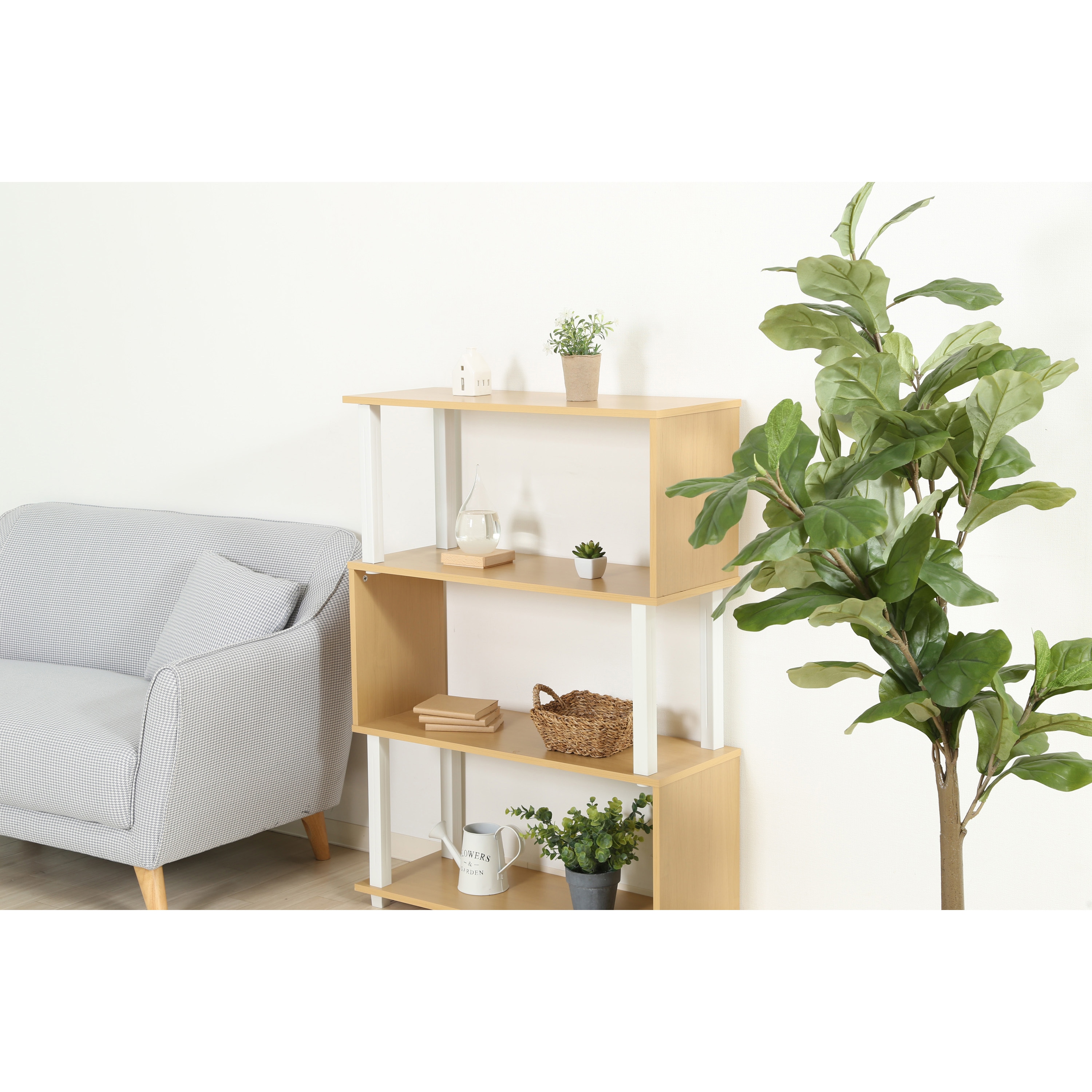 99596 フィット S型ディスプレイラック3段 1台 不二貿易 【通販