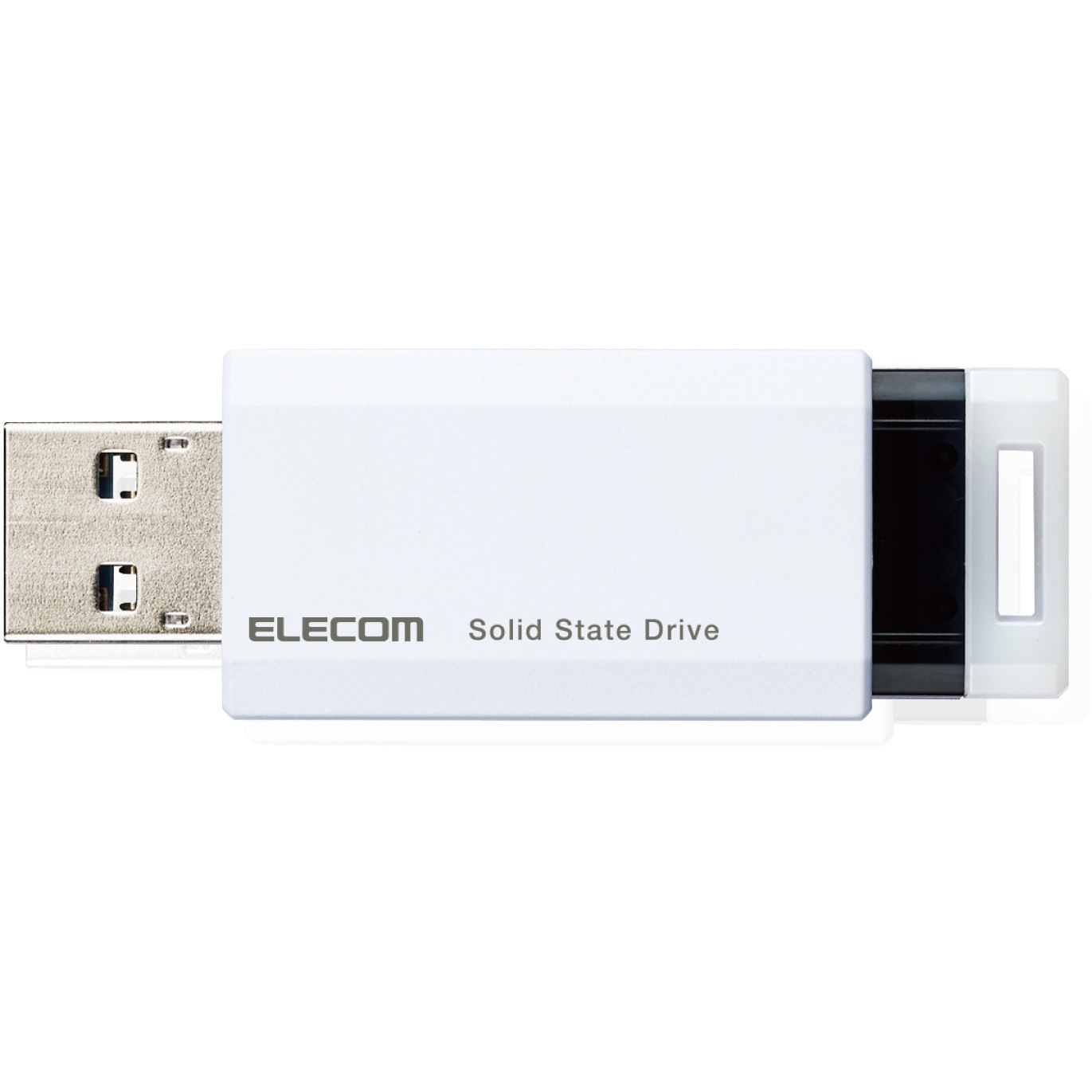 ESD-EPK0250GWH SSD 外付け ポータブル 小型 ノック式 USB3.2(Gen1 