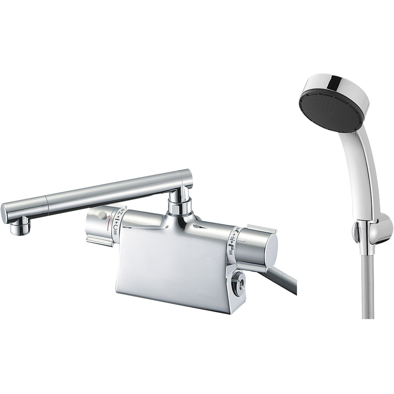 SK7851K-2-S9L20D サーモデッキシャワー混合栓 SANEI(旧:三栄水栓製作所) 取付穴径23～27mm  SK7851K-2-S9L20D